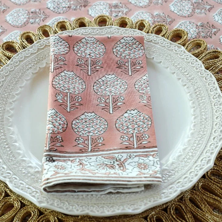 Granada Stone Blush Napkins Set of Four