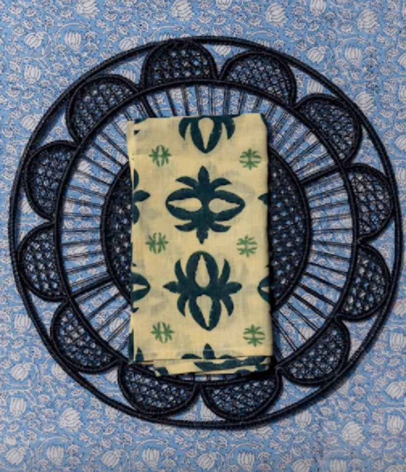 Prytania Table Napkin in Cobalt, Set of 4