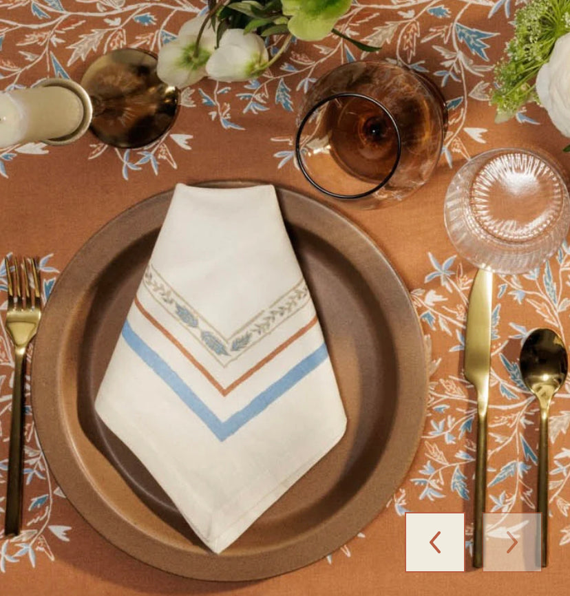 Botany Terracotta Napkin Set of 4