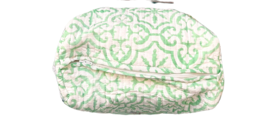 Block Print Quilted Pouches