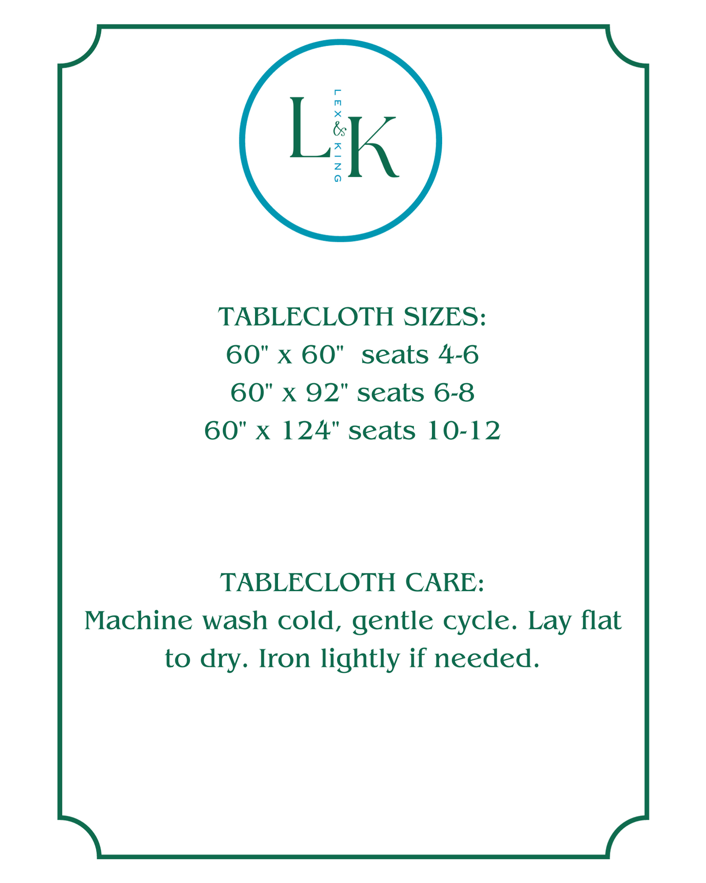 The Sienna Tablecloth