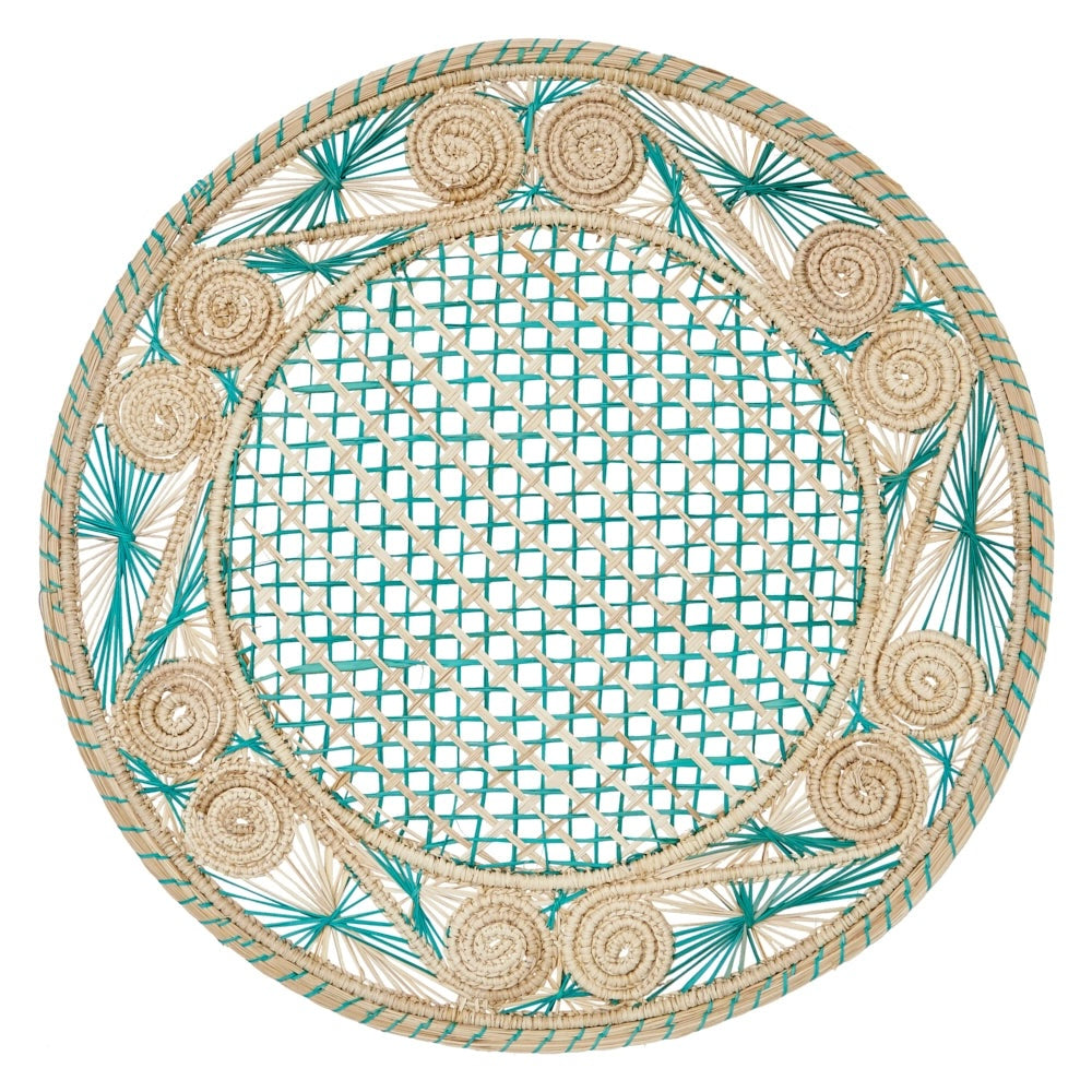 Paige Aqua Placemat Set of Four