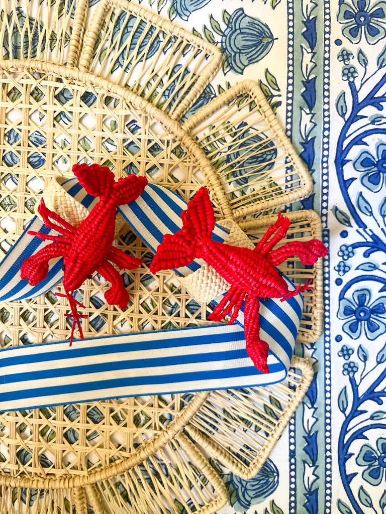 Rock The Lobster Napkin Ring Set of 2