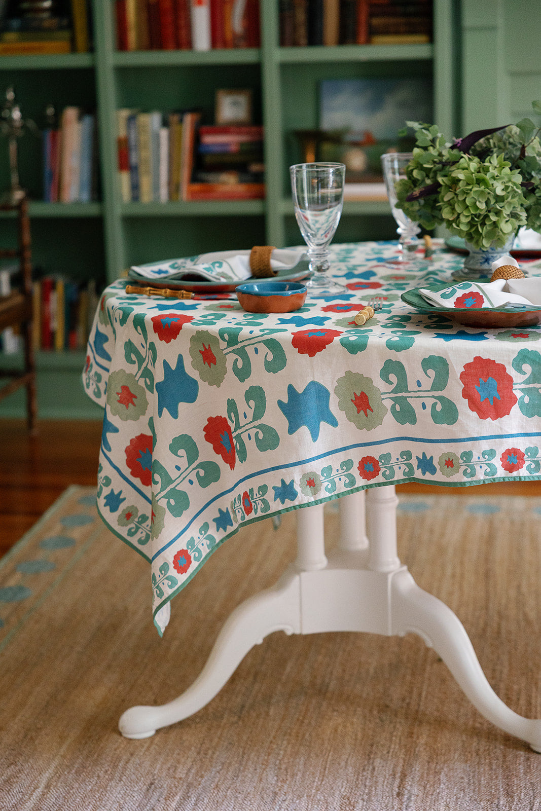 Diamond Suzani 60" Round Tablecloth