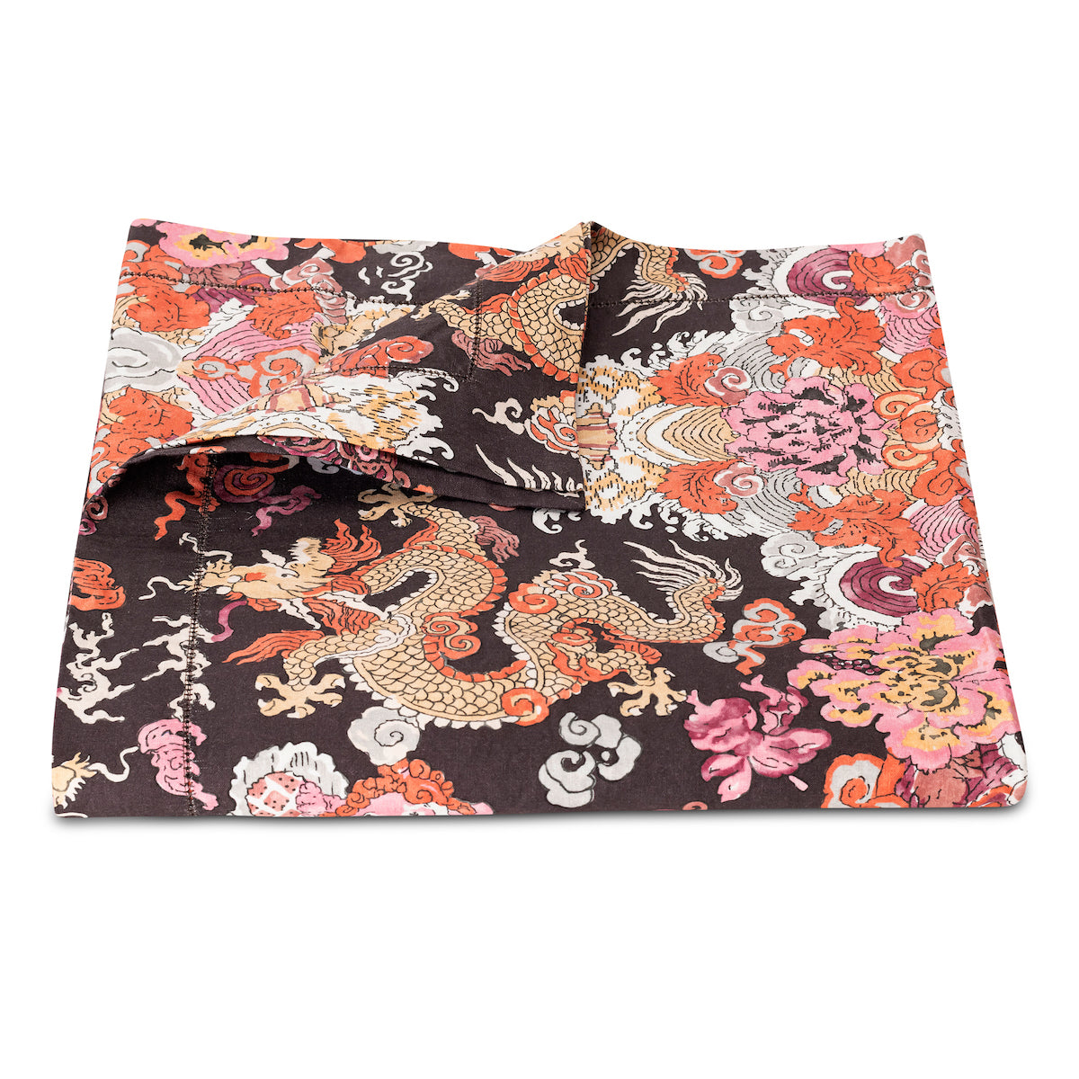 Magic Mountain Tablecloth Chocolate Persimmon