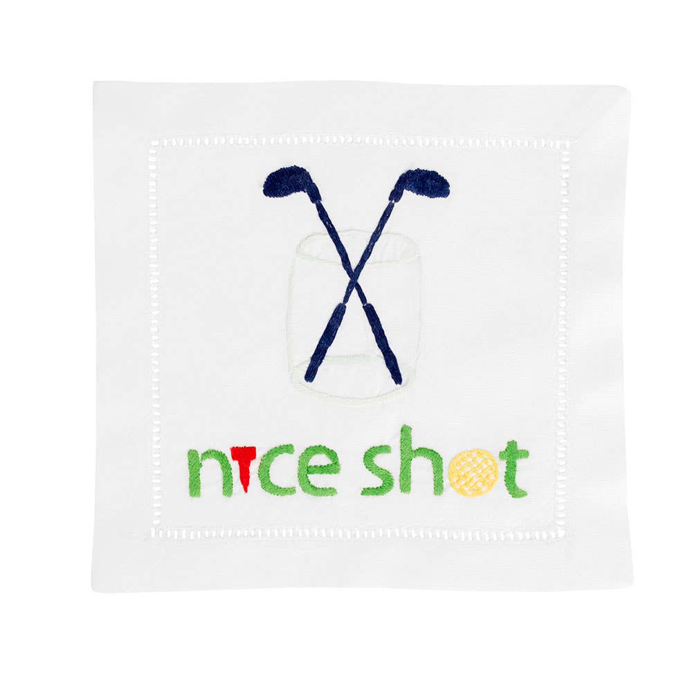 Nice Shot Cocktail Napkin Set of 4