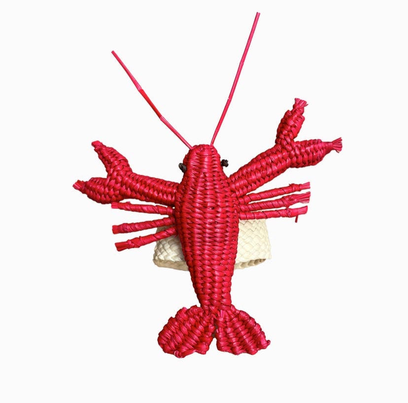 Rock The Lobster Napkin Ring Set of 2