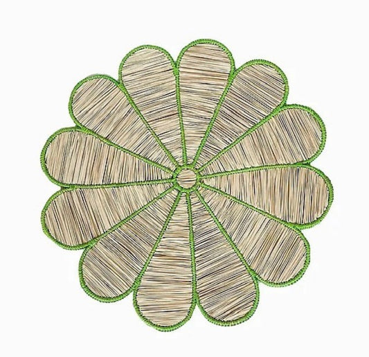 The Charlie Placemat in Spring Green Set of Four