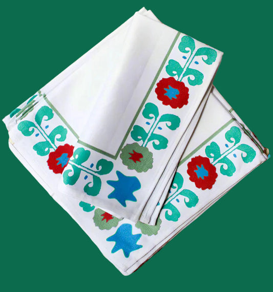 Diamond Suzani 18" Napkins  (Set of 4)