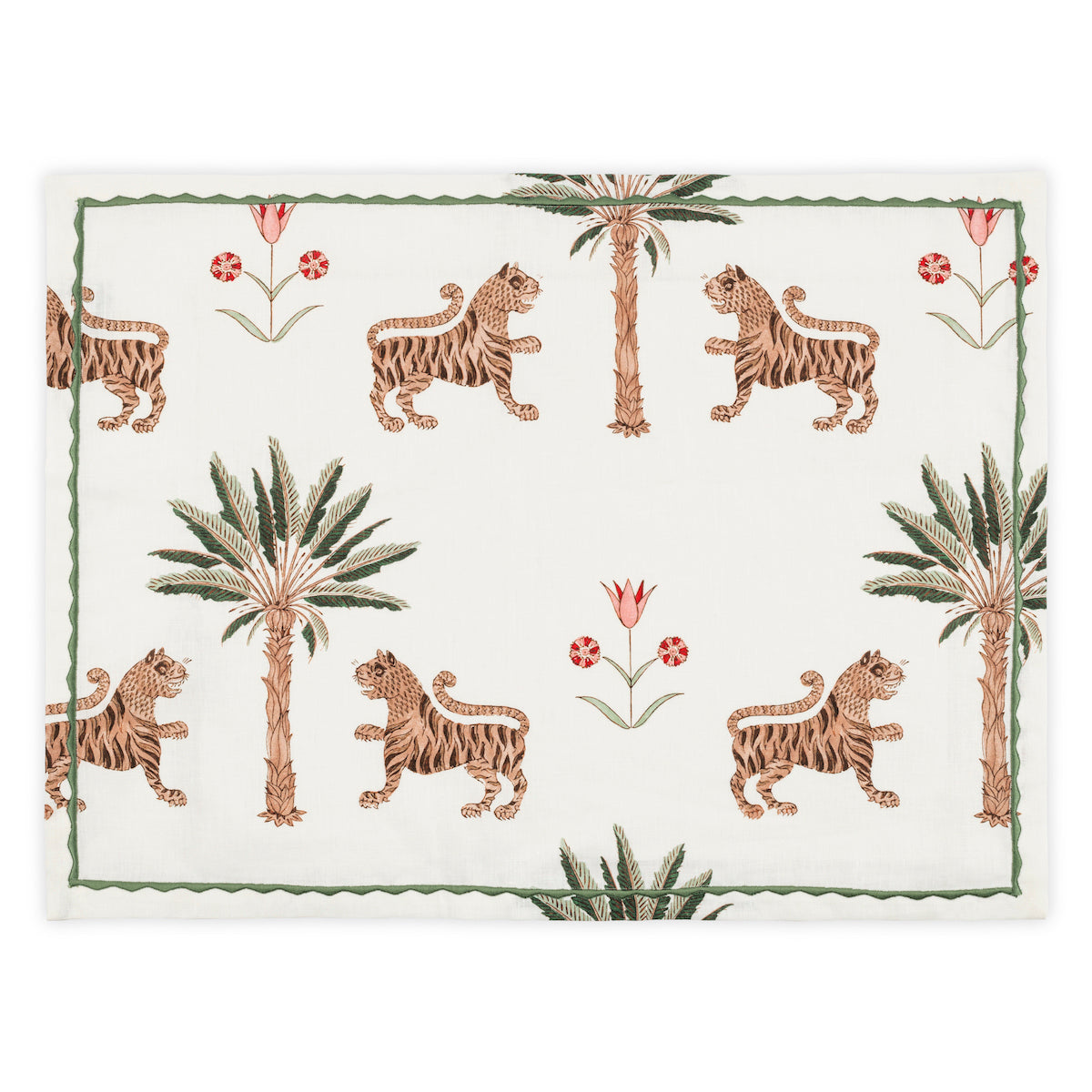 Tiger Palm Placemat, Set of Four